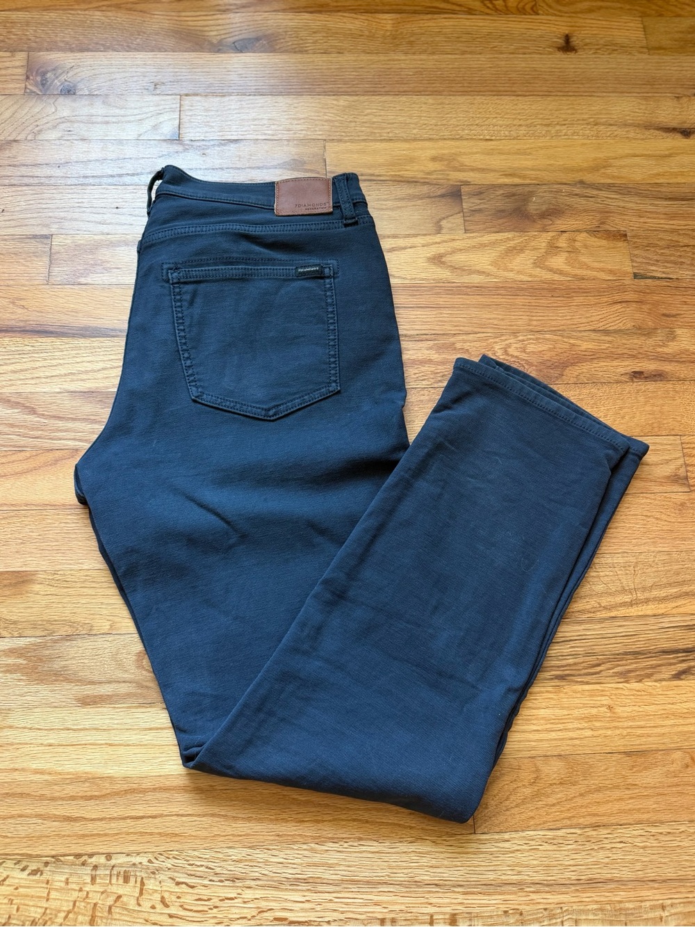 7 Diamonds Men’s Slim Straight Navy Jeans 32x30